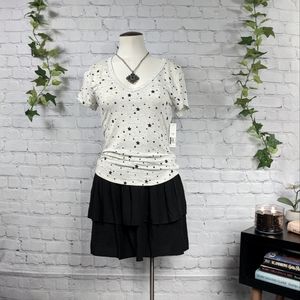 NO BOUNDARIES Juniors Star Print Tee XS/1